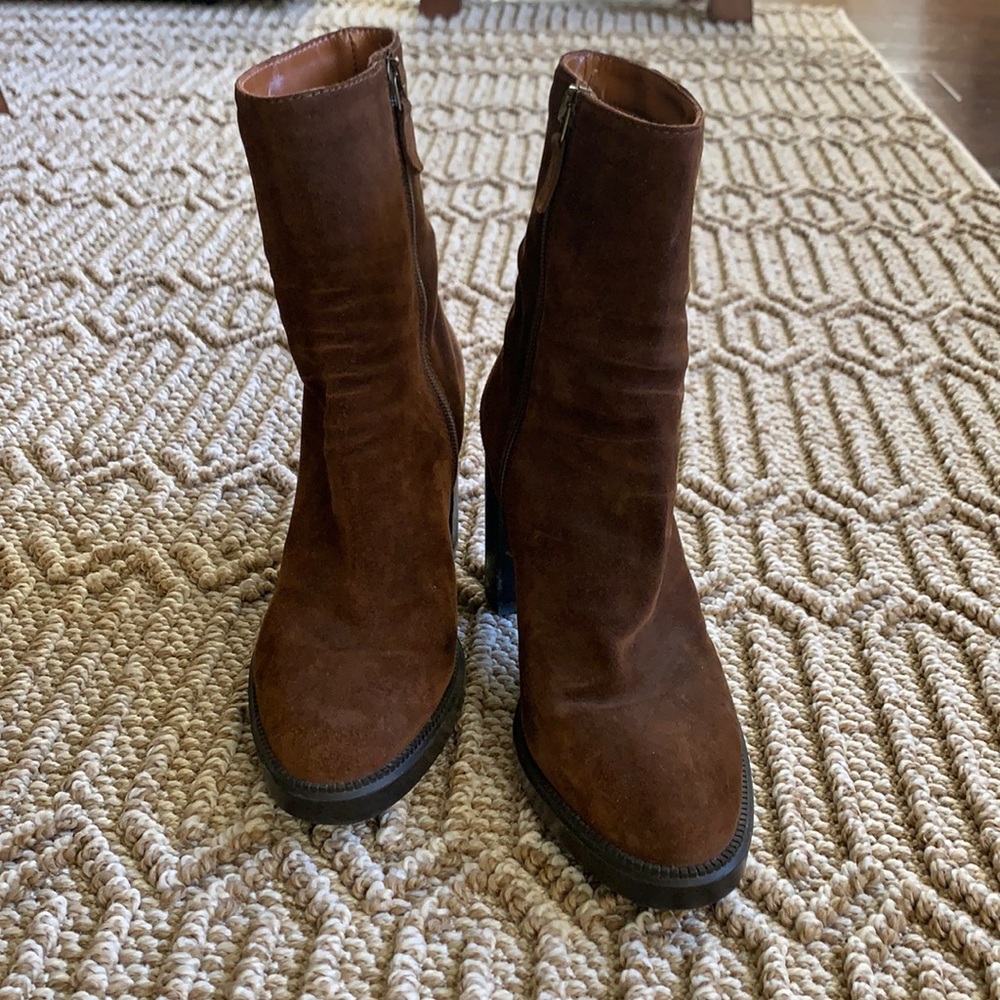 Aquatalia Brown Ankle Boots